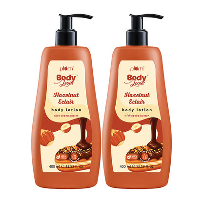 Plum BodyLovin’ Hazelnut Eclair Body Lotion Pack of 2 With Cocoa Butter & Vitamin B5