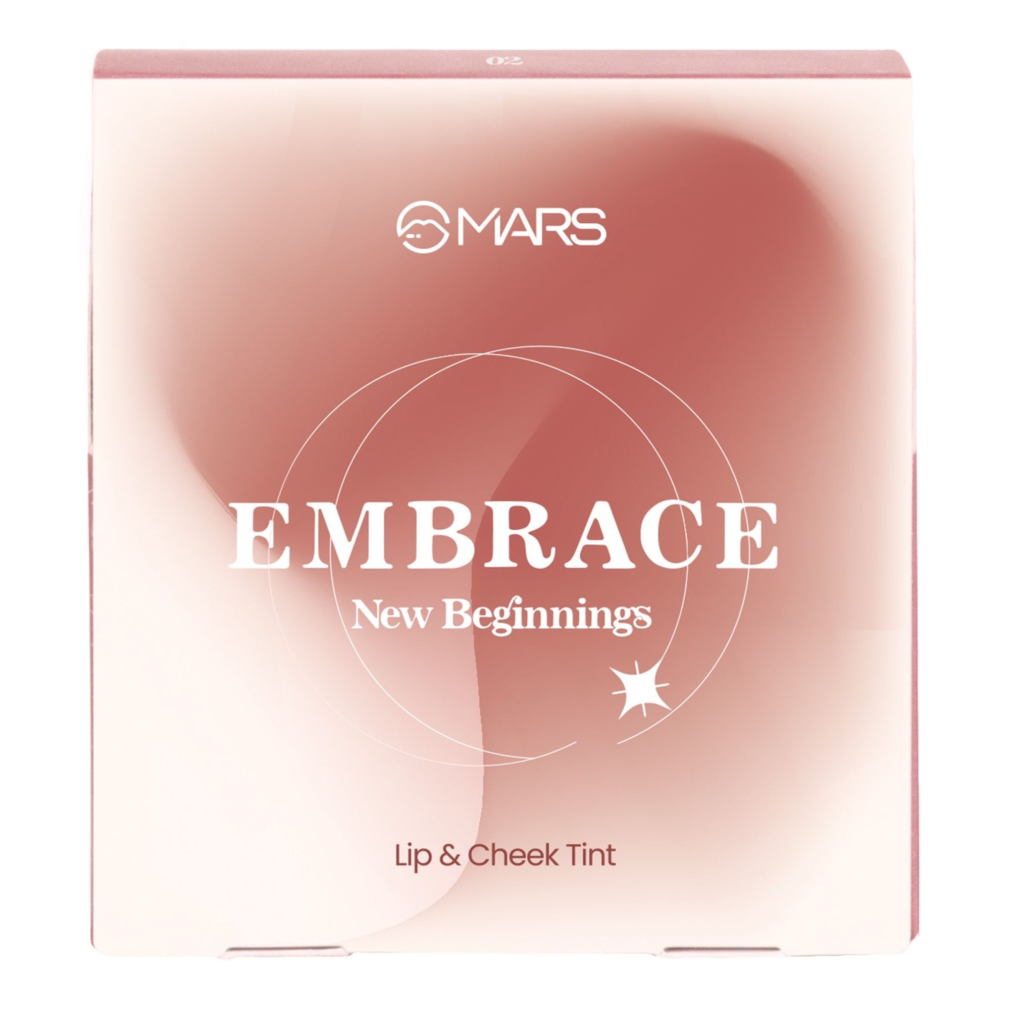 MARS Cosmetics Lip & Cheek Tint for Bold Pop Color - 02-Sunset Coral - Distacart