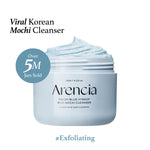 Thumbnail for Arencia Fresh Blue Hyssop Rice Mochi Cleanser - Gentle Exfoliating Pore Care Korean Double Cleanser