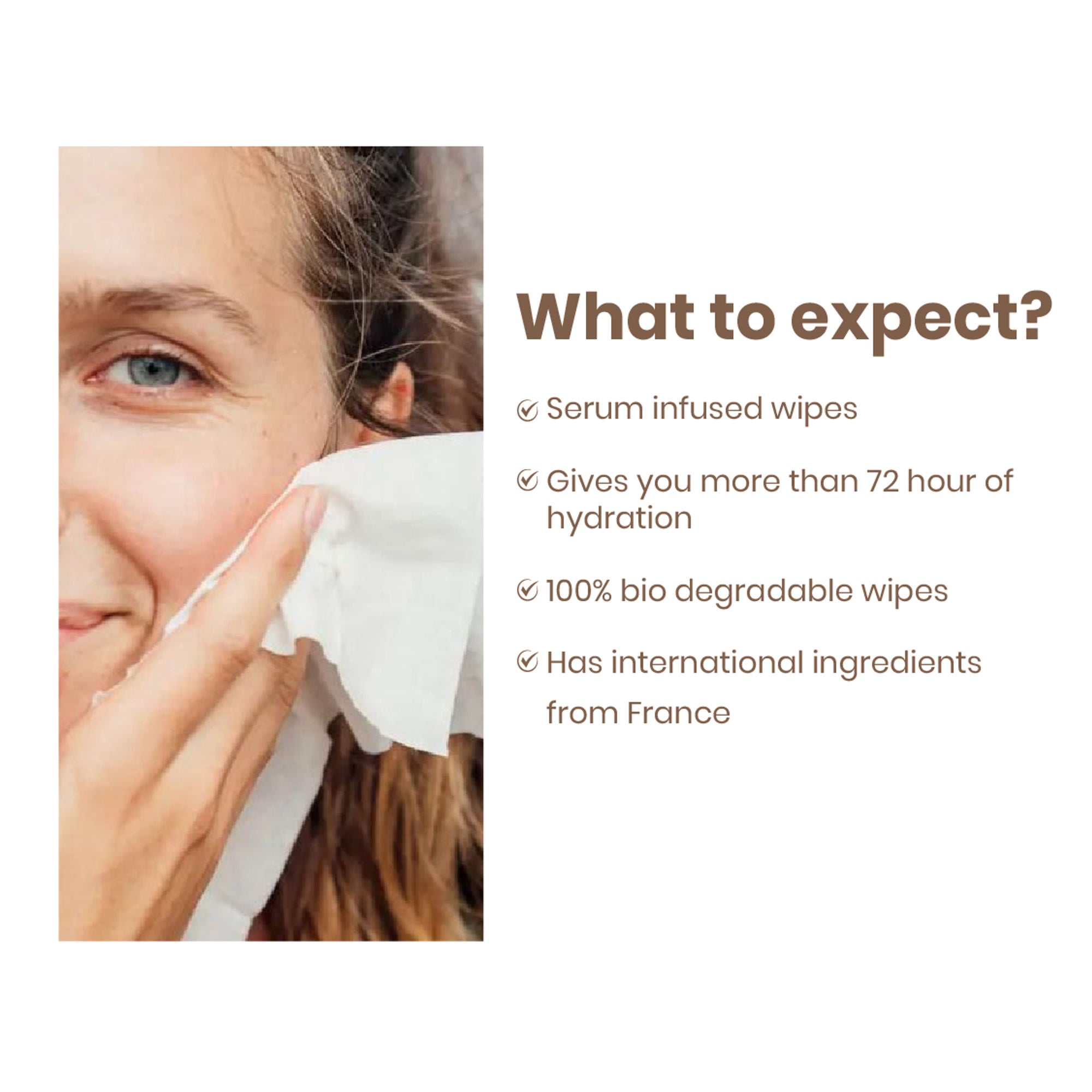 Personal Touch Skincare Hydra Facial Skin Care Serum Wipes For Pore Minimising With 72 hours Hydration - Distacart