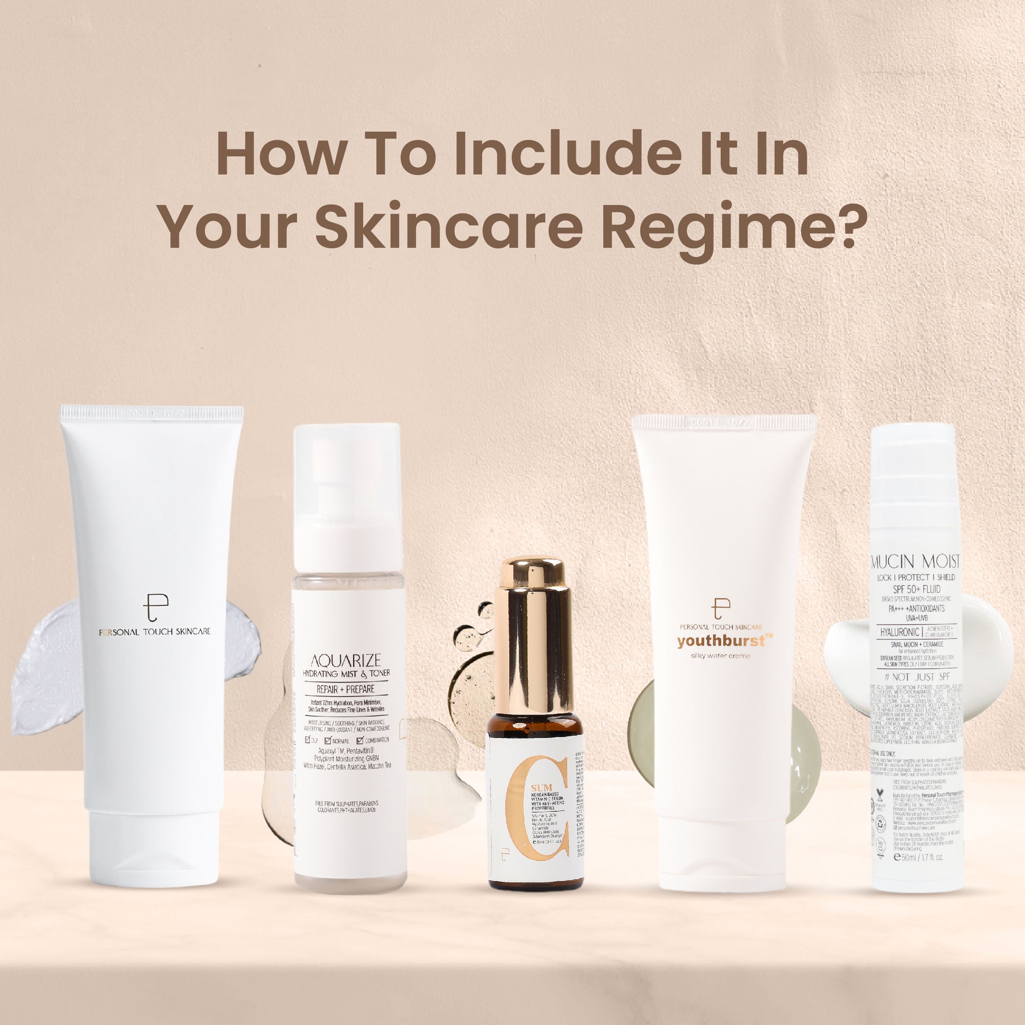 Personal Touch Skincare Aquarize Toner + Mist With Hyaluronic Acid For Normal, Oily, Dry & Sensitive Skin - Distacart