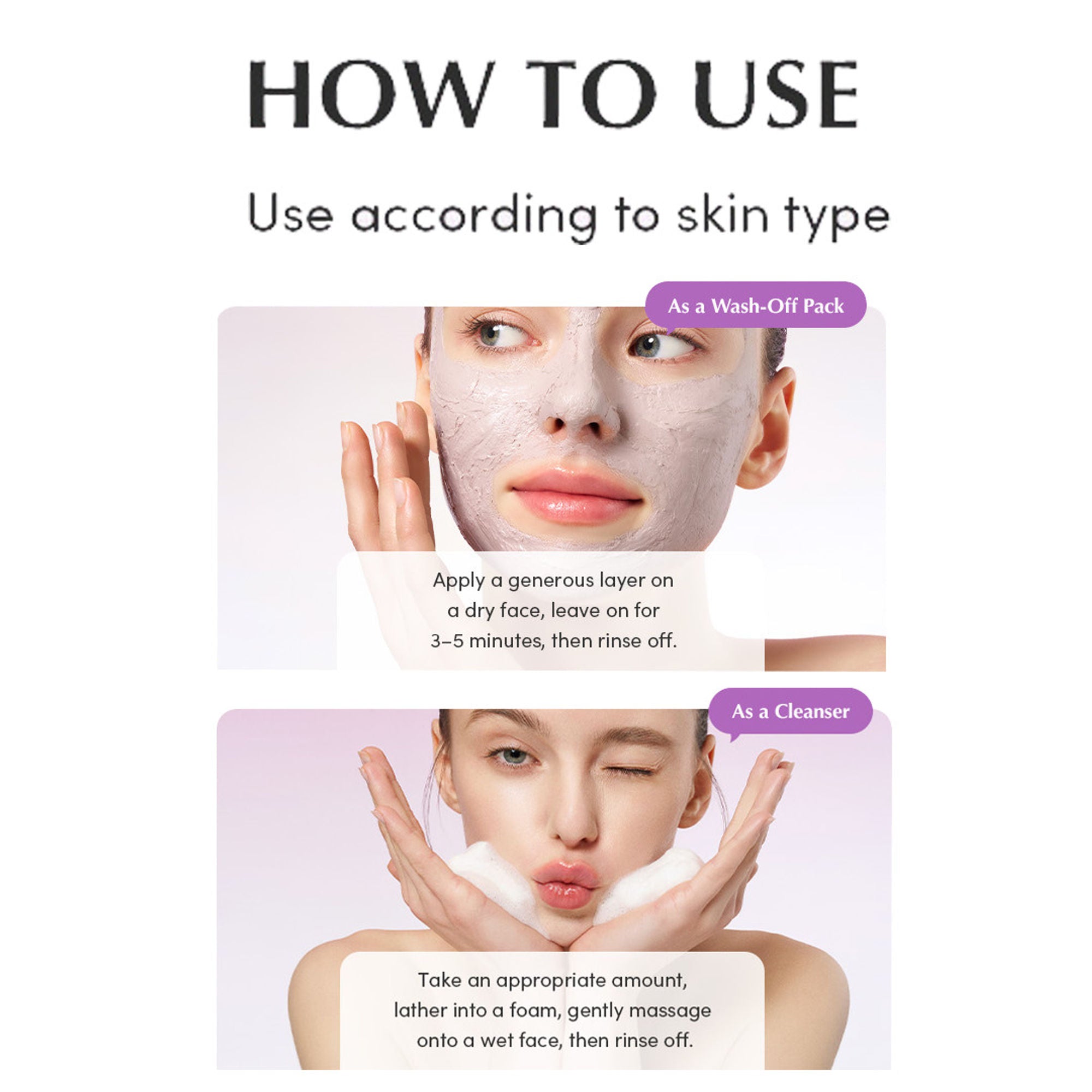 Eqqualberry Purple Rice Pore Purifying Cleanser – Deep Pore Care & Sebum Control - Distacart