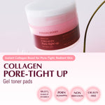 Thumbnail for Eqqualberry Collagen Pore Tight-Up Gel Toner Pads – Hydrates & Refines Pores - Distacart