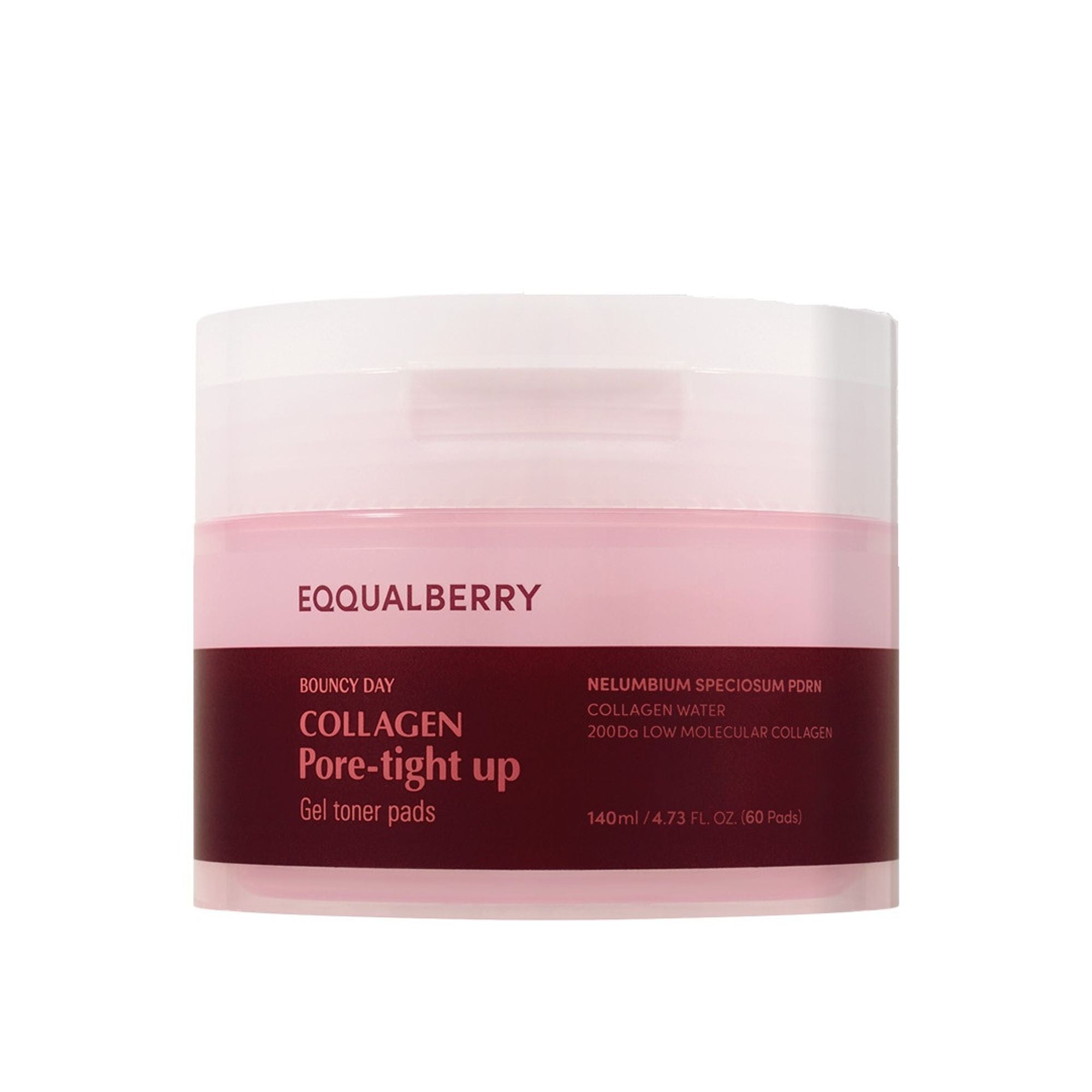 Eqqualberry Collagen Pore Tight-Up Gel Toner Pads – Hydrates & Refines Pores - Distacart