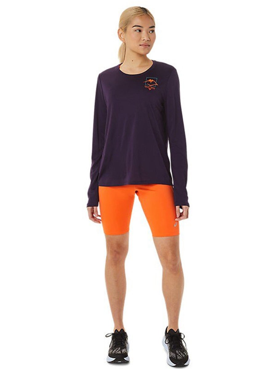 ASICS Fujitrail LS Logo Printed Round Neck T-Shirt - Distacart