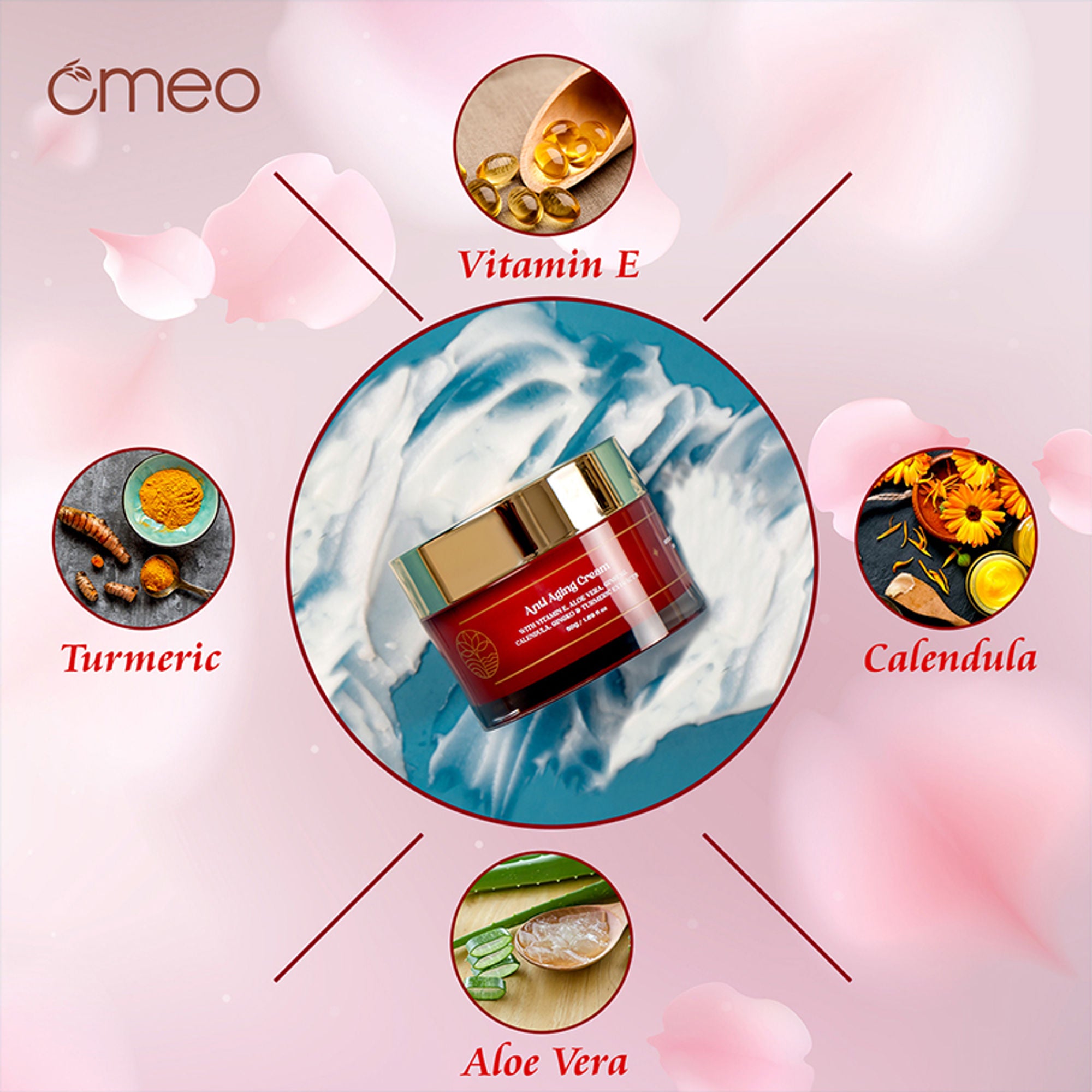 Omeo Anti Aging Cream - Revitalise And Restore - Dista