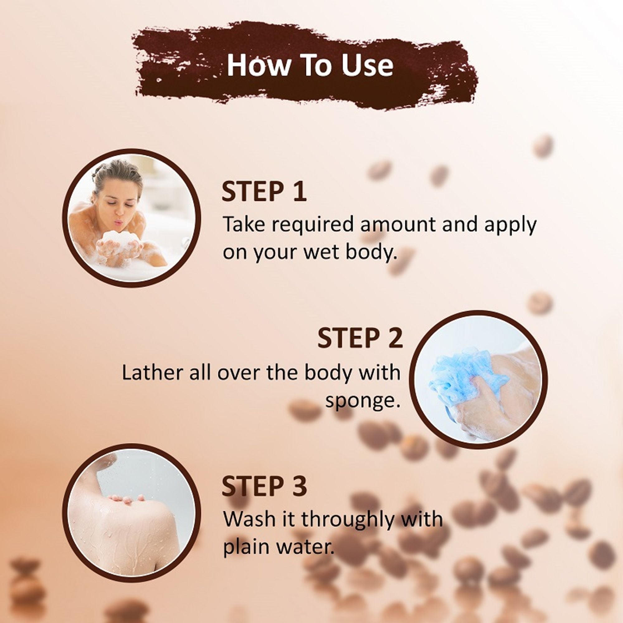 Omeo Coffee Body Wash - Gentle Cleansing, Soft Nourshing Body Wash - Dista