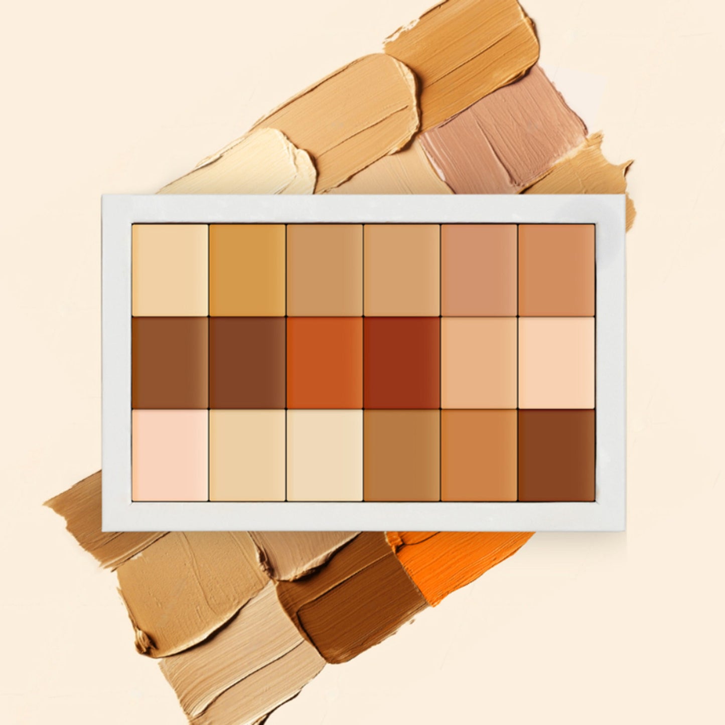 Shopaarel 18 Color Concealer Palette - Distacart