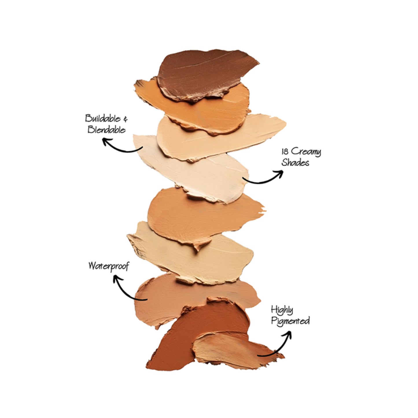 Shopaarel 18 Color Concealer Palette - Distacart