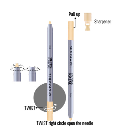 Shopaarel Eye Kajal Pencil - Beige - Distacart