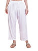 Pahnaz Luxury Rayon Chikankari Handwork Palazzo-White - Dista