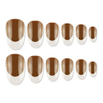 Thumbnail for shills professional reusable press on nails french oval spn710