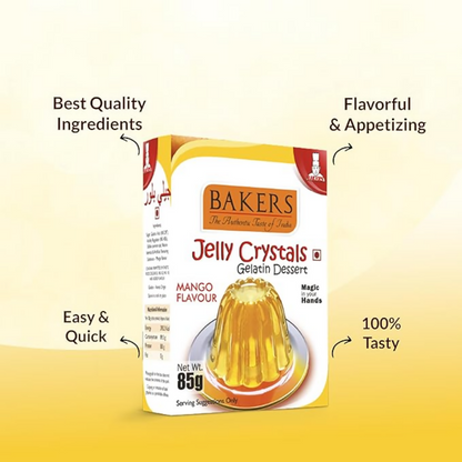 BAKERS Jelly Crystals (Gelatin Dessert) - Mango - Dista