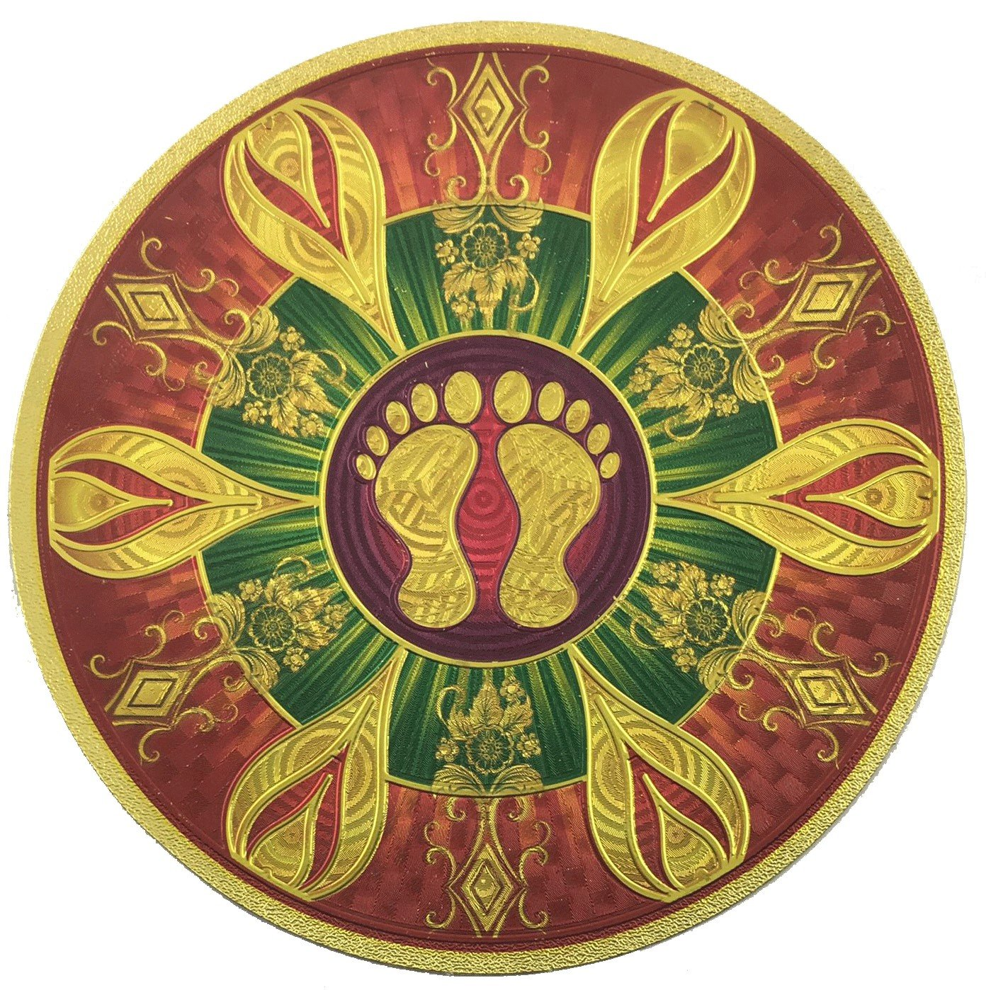 Stickerbazaar Micro Golden Embossing Rangoli Stickers - Distacart