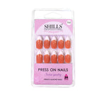 Thumbnail for shills professional reusable press on nails french almond spn743