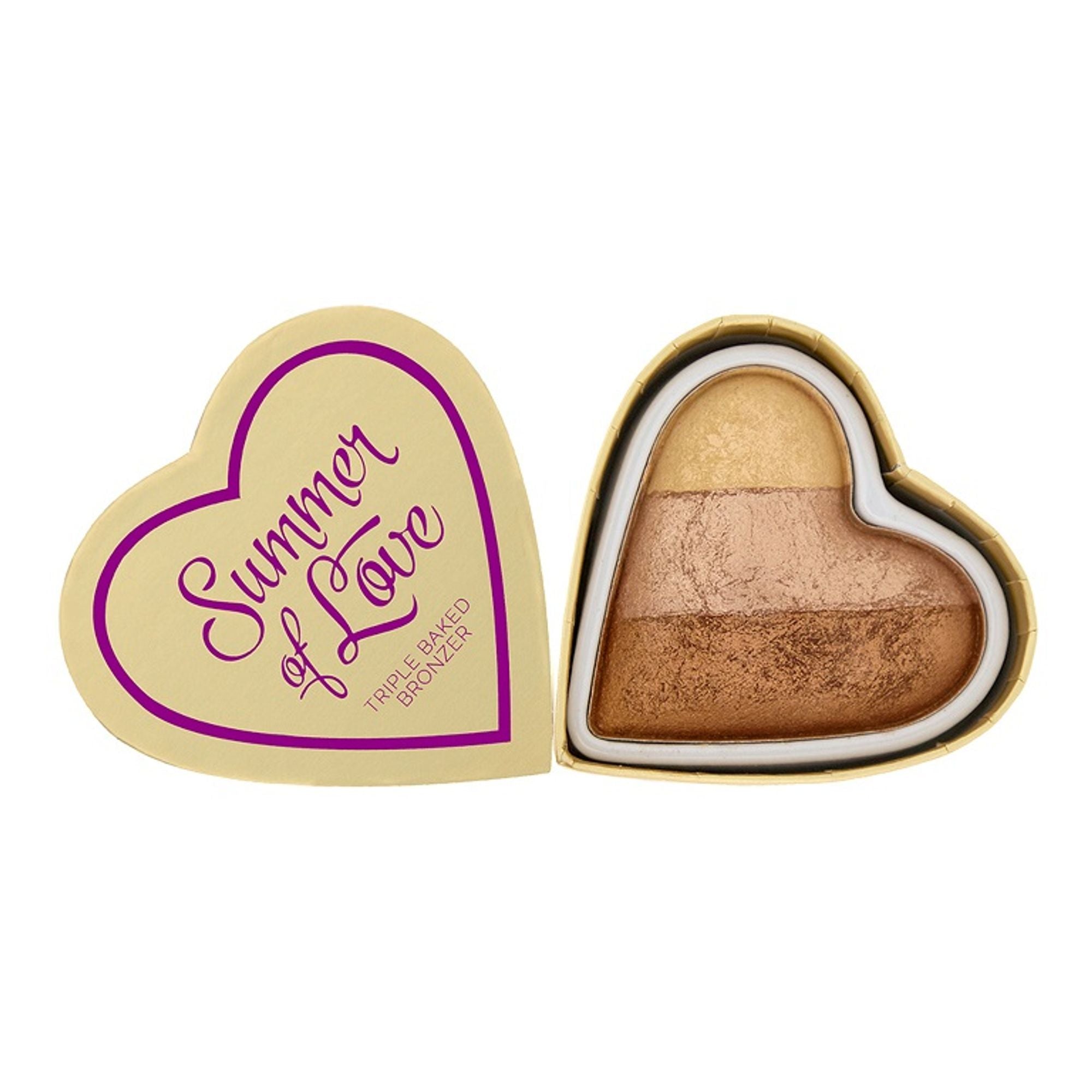 Makeup Revolution Blushing Hearts - Bronzer Hot Summer of love