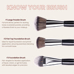 Thumbnail for Matt Look Brush Chemistry Master Pro Artistry - Set of 12 - Distacart