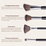Thumbnail for Matt Look Brush Chemistry Master Pro Artistry - Set of 12 - Distacart
