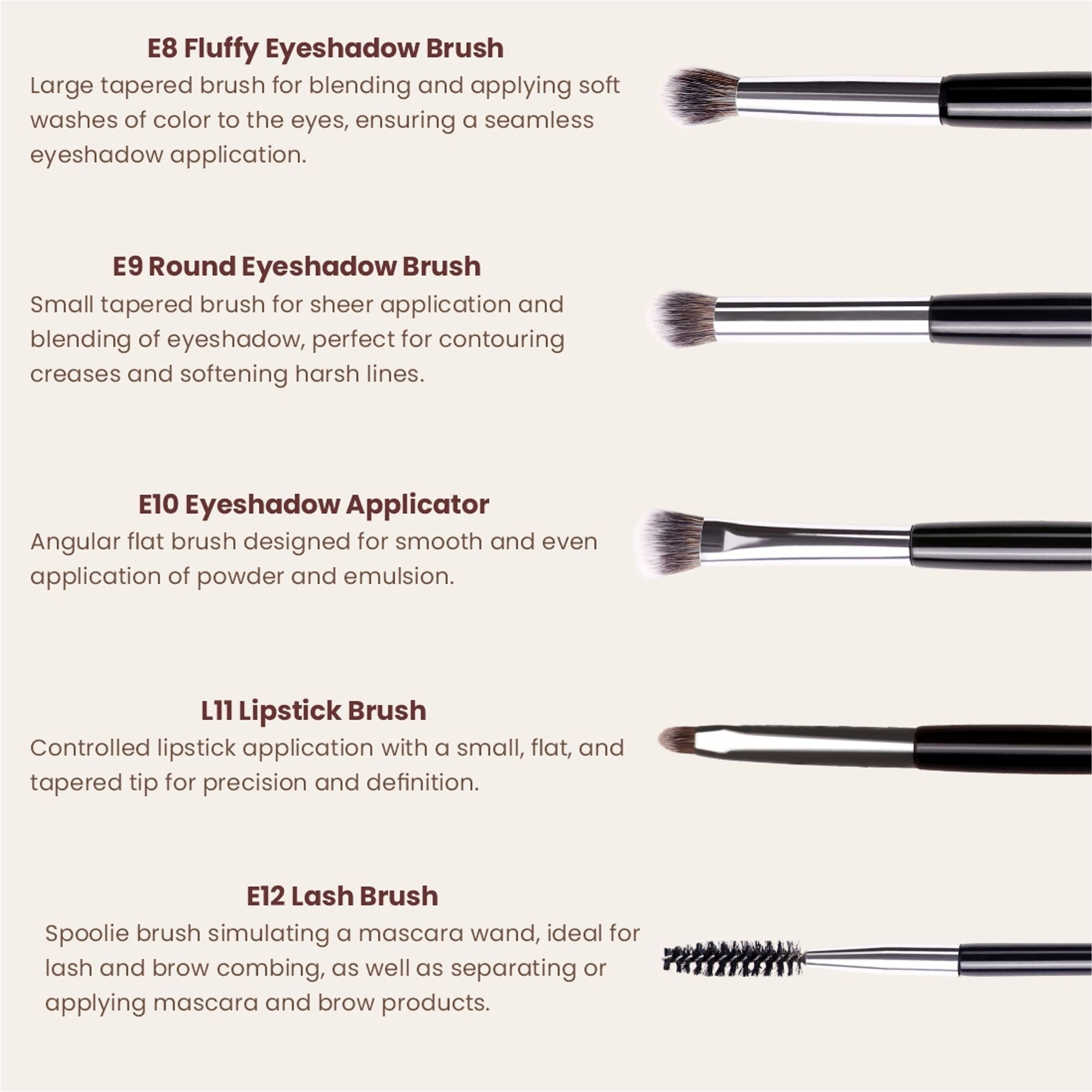 Matt Look Brush Chemistry Master Pro Artistry - Set of 12 - Distacart