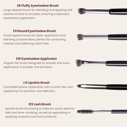 Matt Look Brush Chemistry Master Pro Artistry - Set of 12 - Distacart