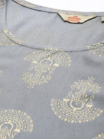 Thumbnail for Anouk Ethnic Motifs Printed Regular Kurta with Trousers - Distacart