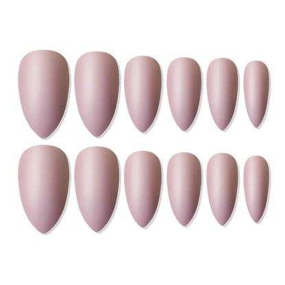 shills professional reusable press on nails sharp almond spn682