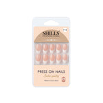 Thumbnail for shills professional reusable press on nails french oval spn716