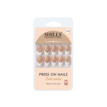 Thumbnail for shills professional reusable press on nails french oval spn715