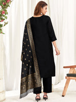 Thumbnail for Kalini Ethnic Motifs Woven Design Kurta With Trousers & Dupatta