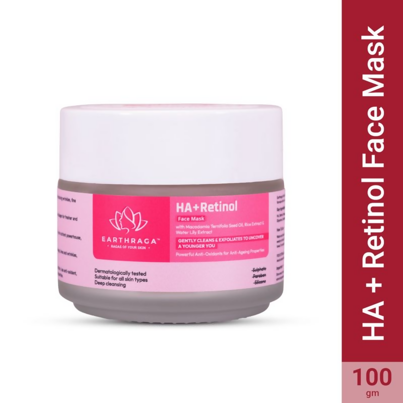 Earthraga HA + Retinol Face Mask - Distacart