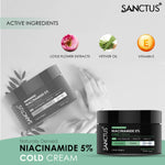 Thumbnail for SANCTUS Moisturizing 5% Niacinamide Cold Cream - Distacart