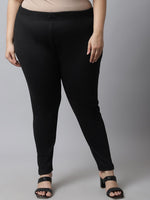 Thumbnail for TAG 7 Women Pack Of 2 Plus Size Maroon & Black Solid Ankle-Length Leggings - Distacart
