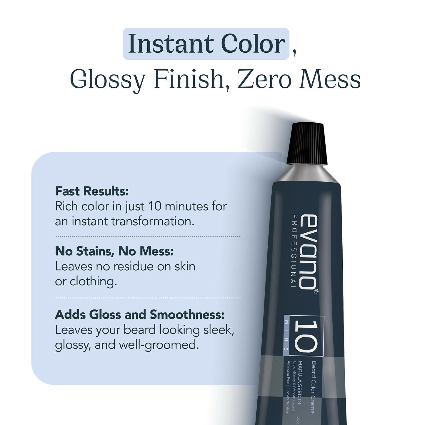 Evano Professional Beard Color For Men-Dark Brown - Distacart