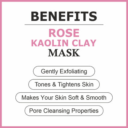 She Essentials Rose Kaolin Clay For Gentle Cleansing