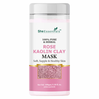 She Essentials Rose Kaolin Clay For Gentle Cleansing
