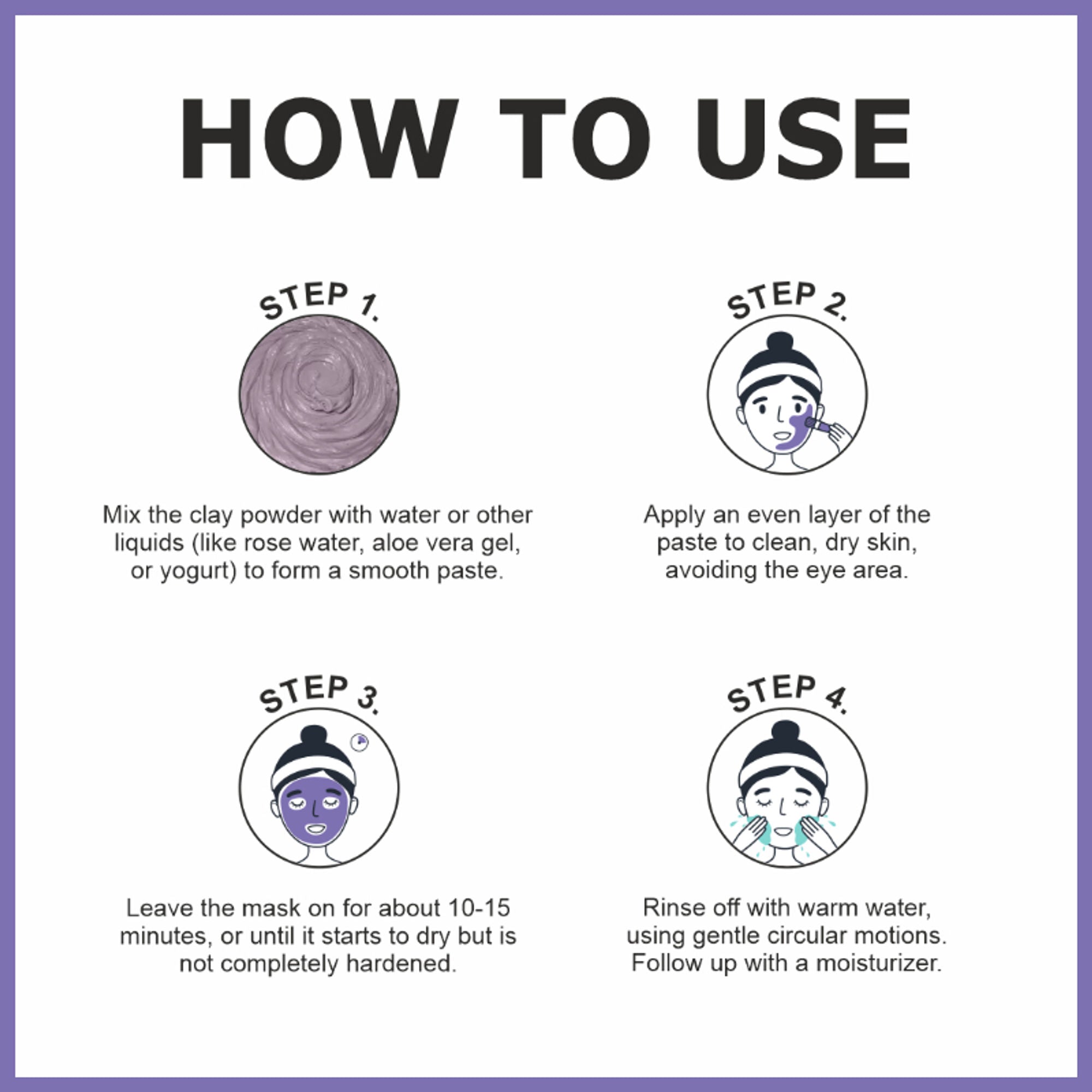 She Essentials Brazilian Purple Clay Mask For Brightening Skin