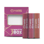 Thumbnail for MARS Cosmetics Matte Lipsticks Box - 02 Peaches and Nudes - Distacart