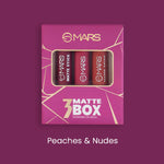 Thumbnail for MARS Cosmetics Matte Lipsticks Box - 02 Peaches and Nudes - Distacart