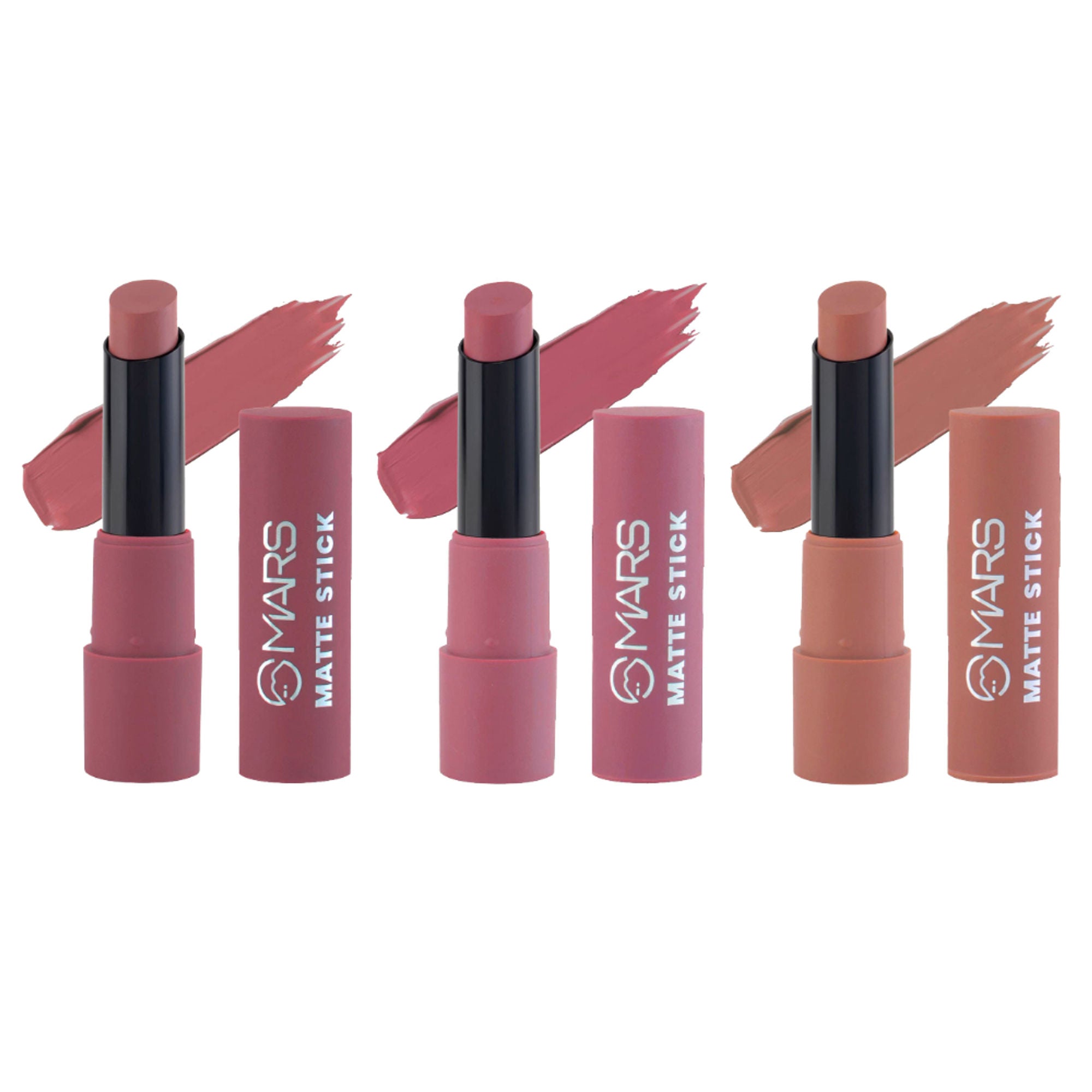 MARS Cosmetics Matte Lipsticks Box - 02 Peaches and Nudes - Distacart