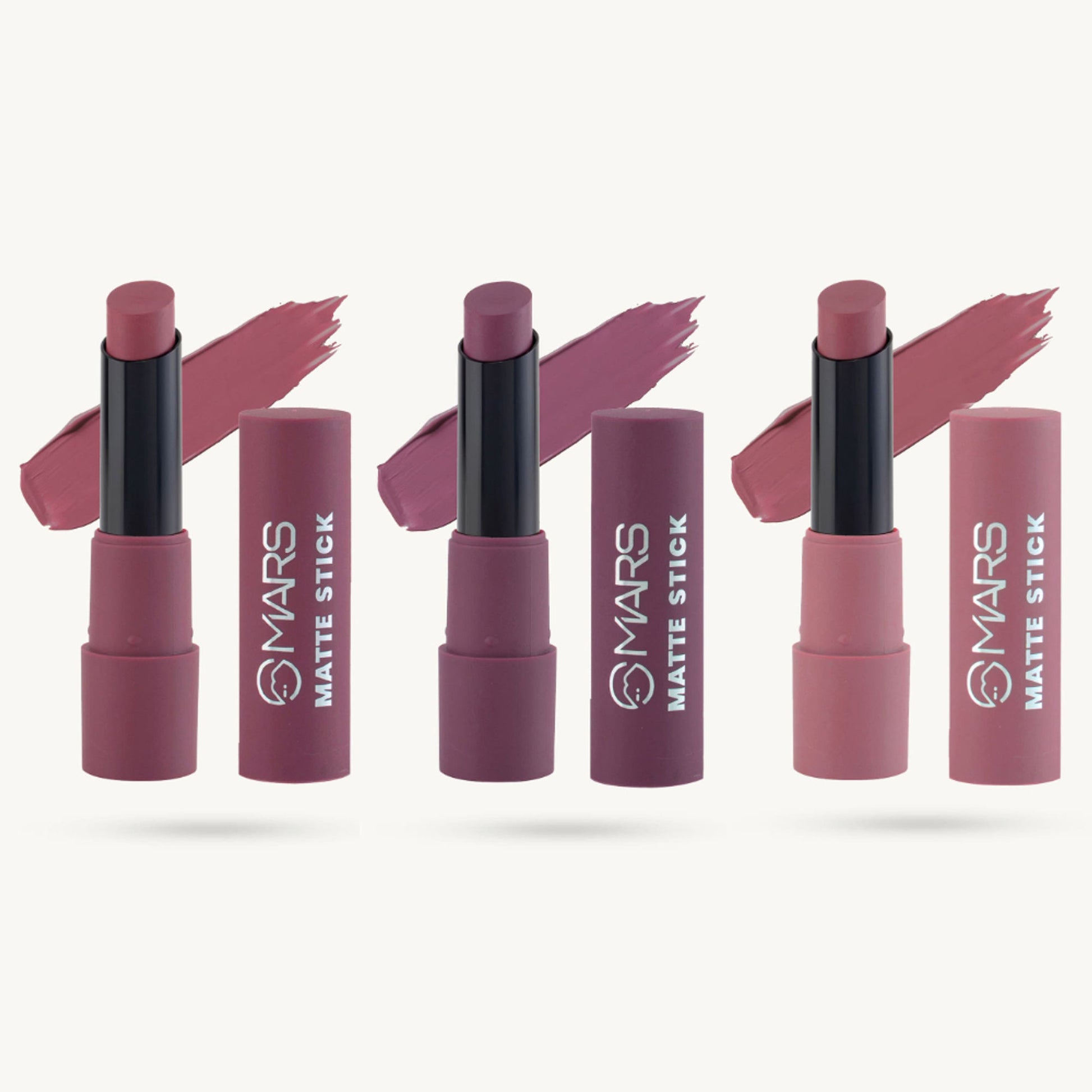 MARS Cosmetics Matte Lipsticks Box - 03 Plums - Distacart