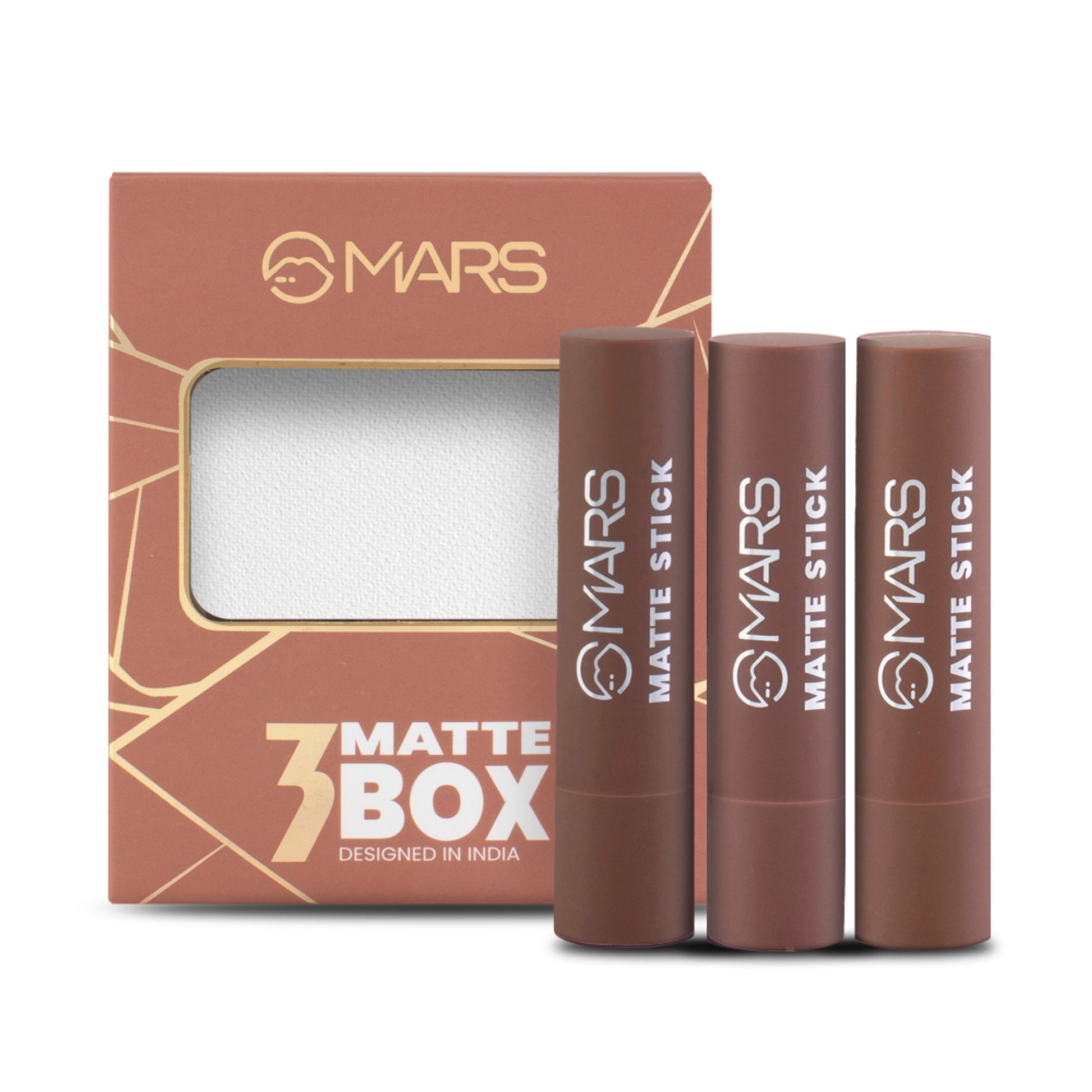 MARS Cosmetics Matte Lipsticks Box - 04 Browns - Distacart