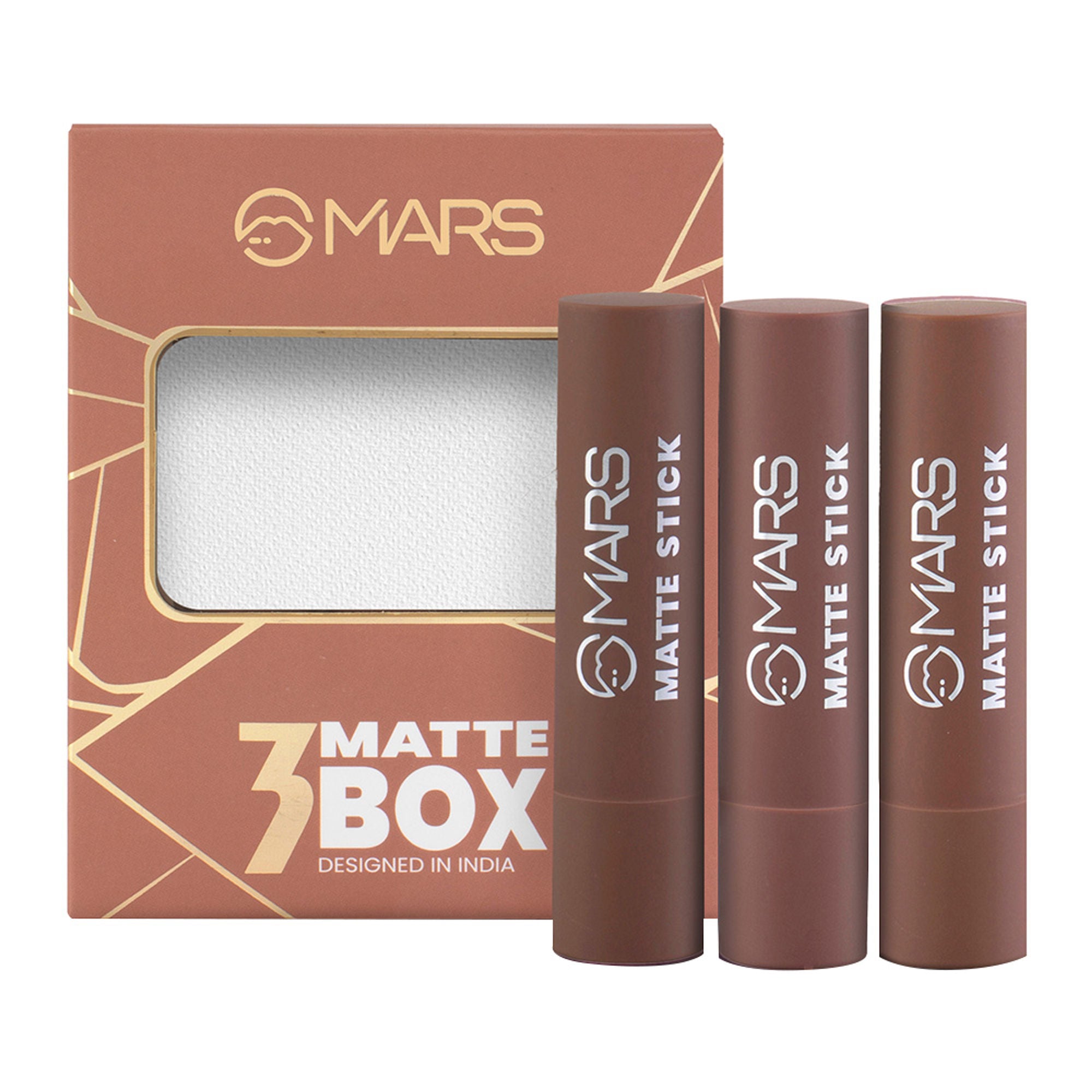 MARS Cosmetics Matte Lipsticks Box - 04 Browns