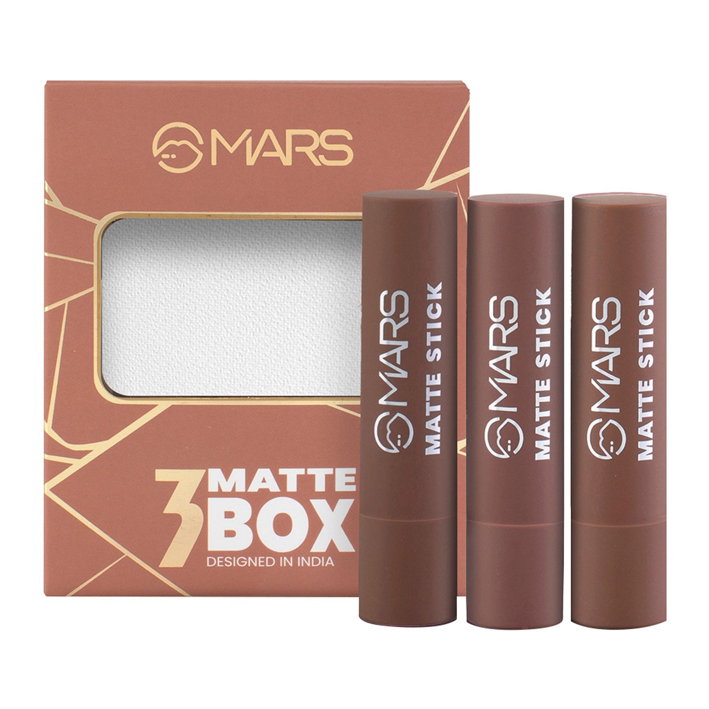 MARS Cosmetics Matte Lipsticks Box - 04 Browns - Distacart