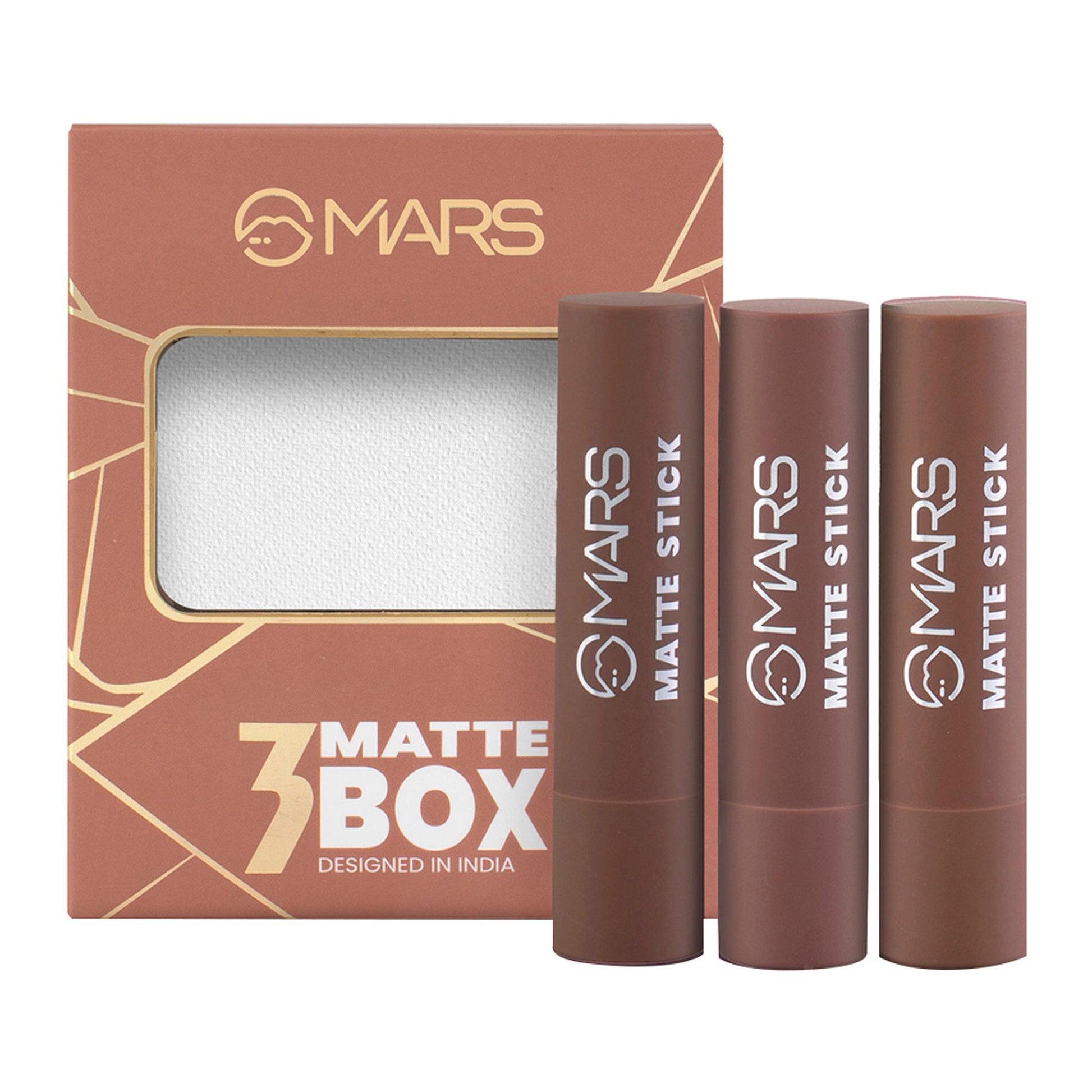 MARS Cosmetics Matte Lipsticks Box - 04 Browns - Distacart