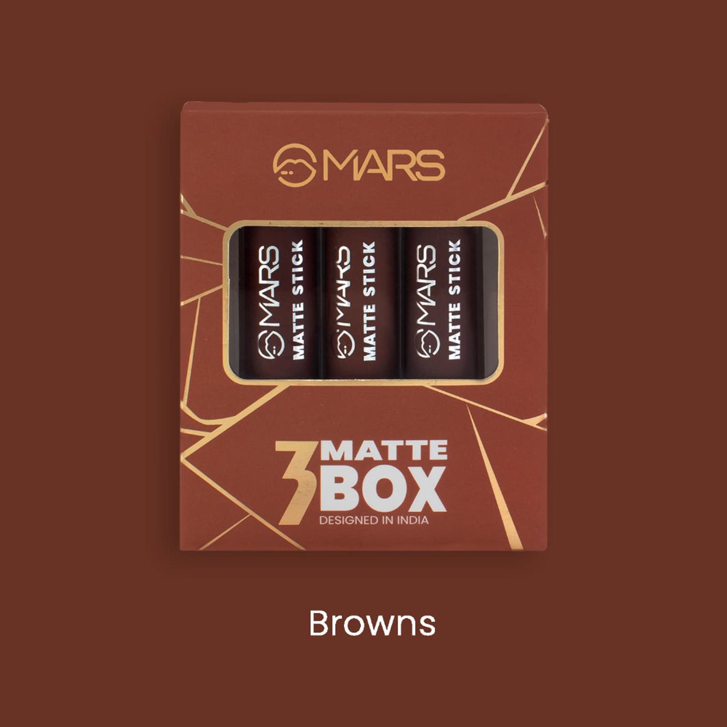 MARS Cosmetics Matte Lipsticks Box - 04 Browns - Distacart