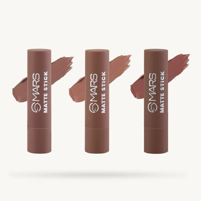MARS Cosmetics Matte Lipsticks Box - 04 Browns - Distacart