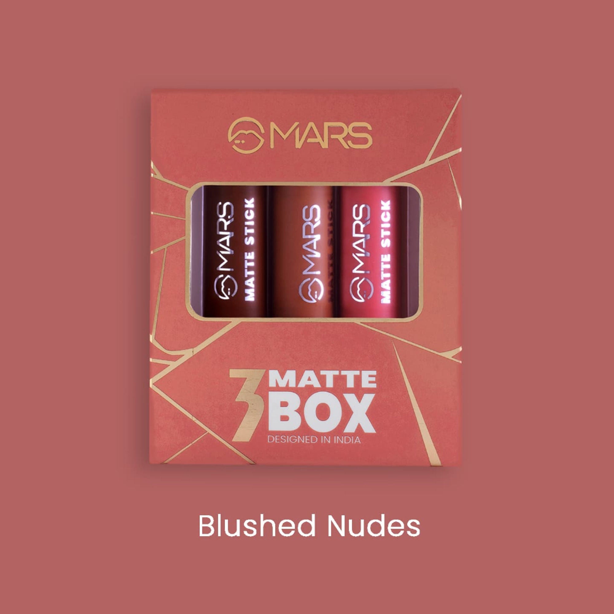 MARS Cosmetics Matte Lipsticks Box - Blushes Nudes