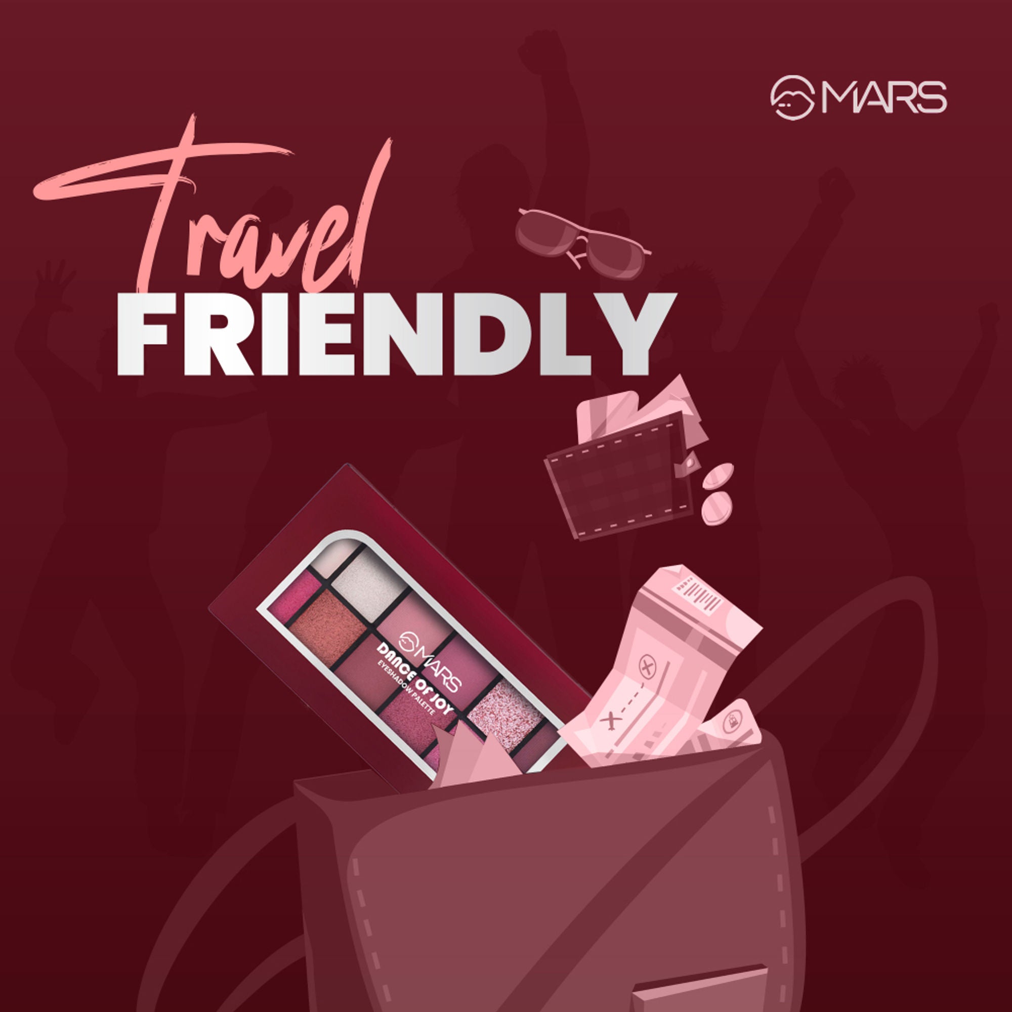 MARS Cosmetics Dance Of Joy Eyeshadow Palette - Shade 03 - Distacart