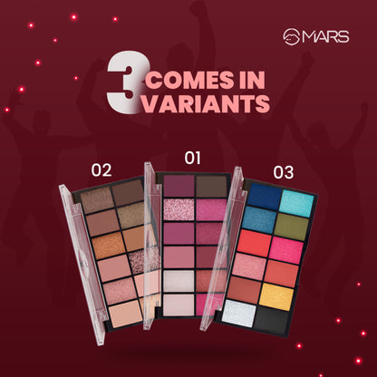 MARS Cosmetics Dance Of Joy Eyeshadow Palette - Shade 03 - Distacart