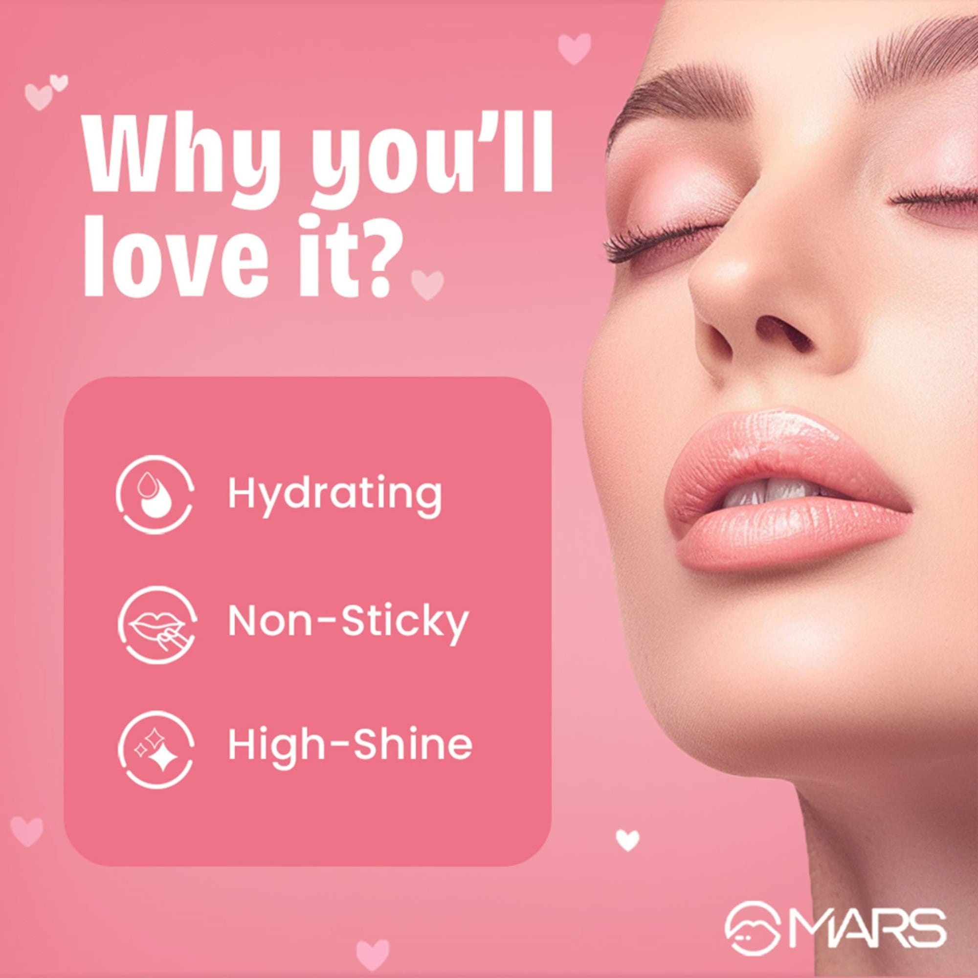 MARS Cosmetics Candylicious Colored Lip Gloss - Jelly Bean - Distacart